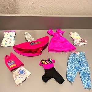 Lot Of 8 Vintage 90’s Mattel Barbie And Ken Doll Clothing Pieces EUC